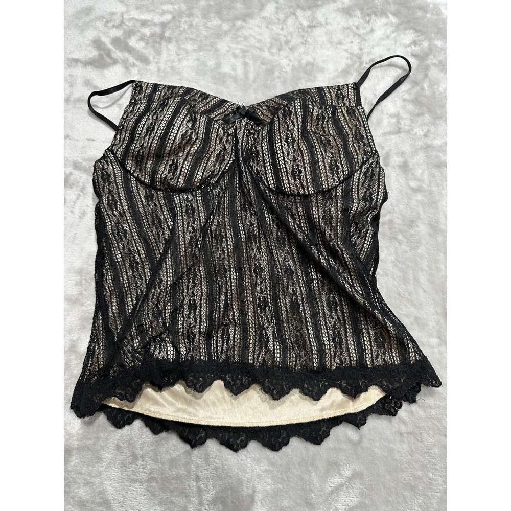 New York & Company Intimates Corset Women's Size XS Black Fully Lined Sleeveless